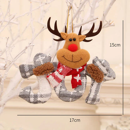 Red Star Christmas Tree Ornament – DIY Xmas Pendant New Year Party Gift Home Decor Noel Navidad