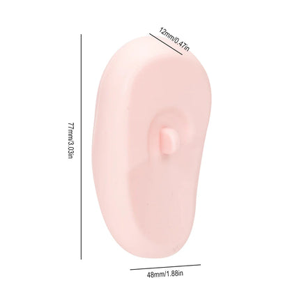Silicone Ear Covers - Waterproof Hairdressing Ear Caps, Earmuffs for Shower, Salon, Bathing & Spa Use