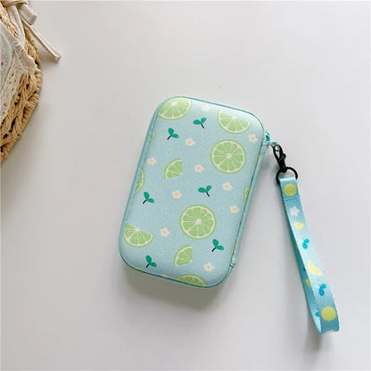 Lanyard Storage Bag Case for R36S/R36H/RG35XX/R36 Ultra/K36 — Protective Handbag Pouch for Video Game Console Accessories