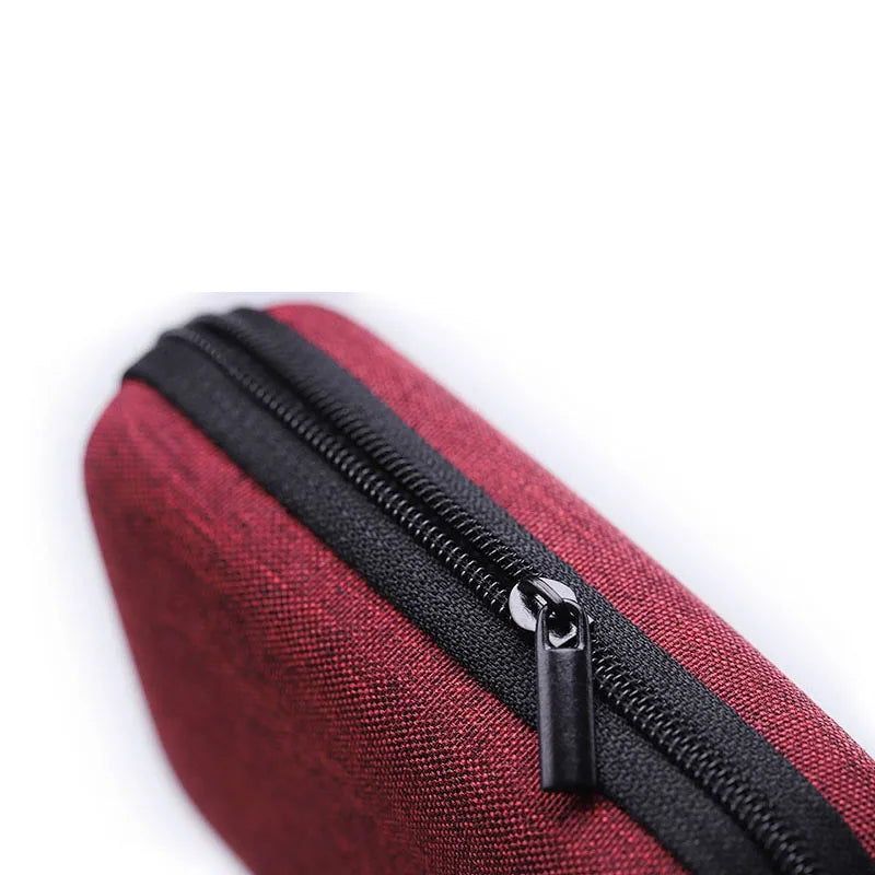Mini Portable Hard Earphone Case – Storage Bag for AirPods, Earpods, Headphones & USB Cables