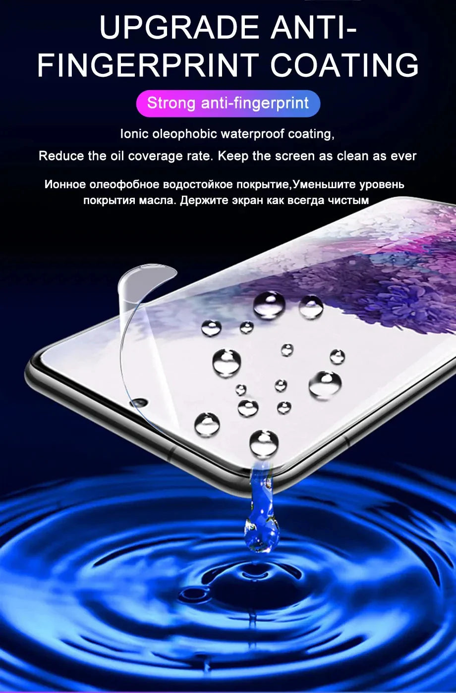 4Pcs Hydrogel Screen Protector for Samsung Galaxy S23/S22/S21/S20/S10/Ultra/Plus/FE/A14/A23/A34/A54