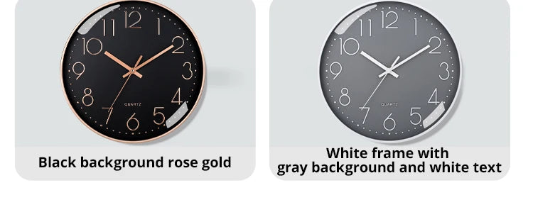 8-Inch Silent Quartz Wall Clock – Hole-Free Minimalist Cubic Digital Clock for Living Room & Bedroom Decor