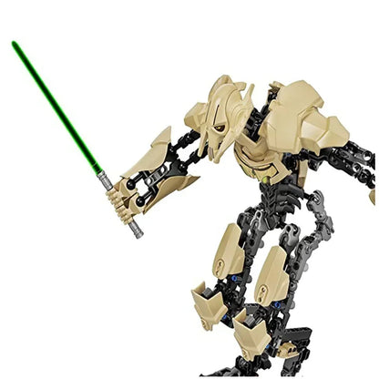 32cm KSZ714 Star Toy Anime General Grievous Action Figure with Lightsaber Building Blocks Model – Robot Combat Gift