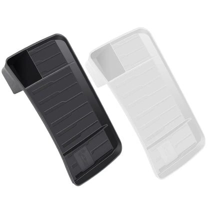 Tesla Model 3 & Y Rear Screen Storage Box – Hidden TPE Organizer Tray & Tissue Box for Interior Accessories