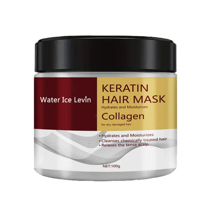 Collagen & Keratin Hair Mask – Deep Moisturizing Conditioner for Frizz Control, Damaged Hair Repair, Soft & Smooth Revitalizing Hair Care Treatment