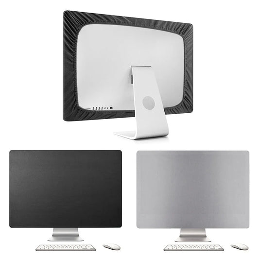 Computer Dust Cover — Flexible Polyester 27-Inch Monitor Protector, Dust-Proof Cover for iMac, MacBook Pro, Air