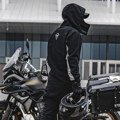 Motorcycle Raincoat Suit - Rainstorm Prevention Jacket & Pants, Camping, Hiking, Fishing, Moto Rain Gear for Riders