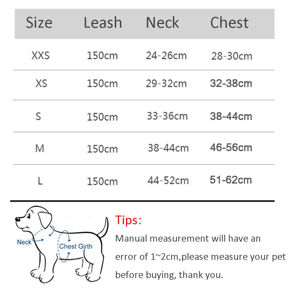 Adjustable Dog Harness Leash Set: Vest for Small Dogs, French Bulldog, Chihuahua, Pug - Outdoor Walking Lead