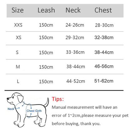 Adjustable Dog Harness Leash Set: Vest for Small Dogs, French Bulldog, Chihuahua, Pug - Outdoor Walking Lead
