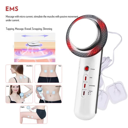 3-in-1 Slimming Electric Massager – Weight Loss, Far Infrared & Microcurrent Therapy