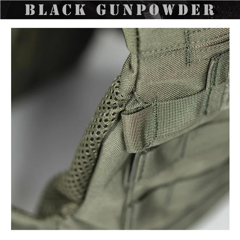 1000D Tactical Lightweight Vest – Anti-Infrared Flame Retardant Quick-Detach Compact Gear Vest