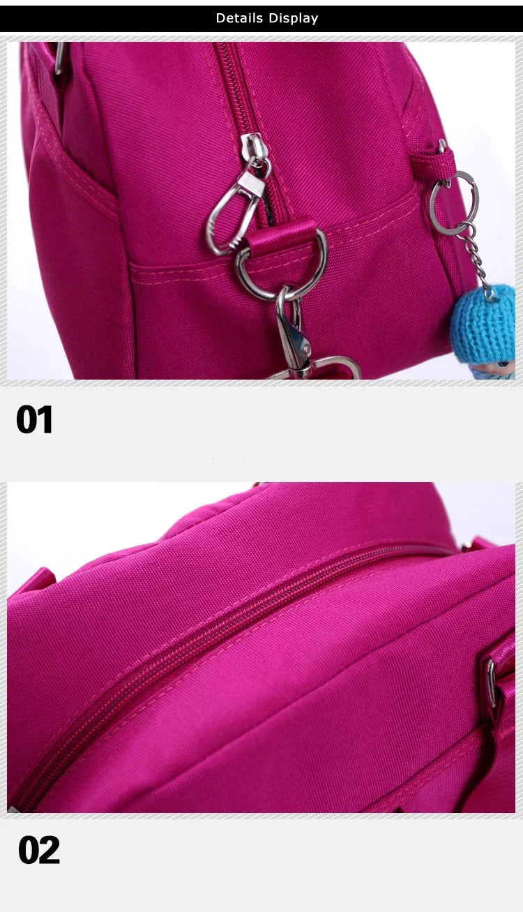 Women’s Nylon Waterproof Messenger Bag – Casual Crossbody & Shoulder Handbag, High-Quality Multifunctional Bag