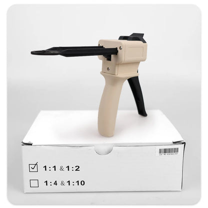 Dental Impression Mixing & Dispensing Gun – 4:1/10:1 Silicone Rubber Dispenser for Dentist Tools, Denspay Universal Gun