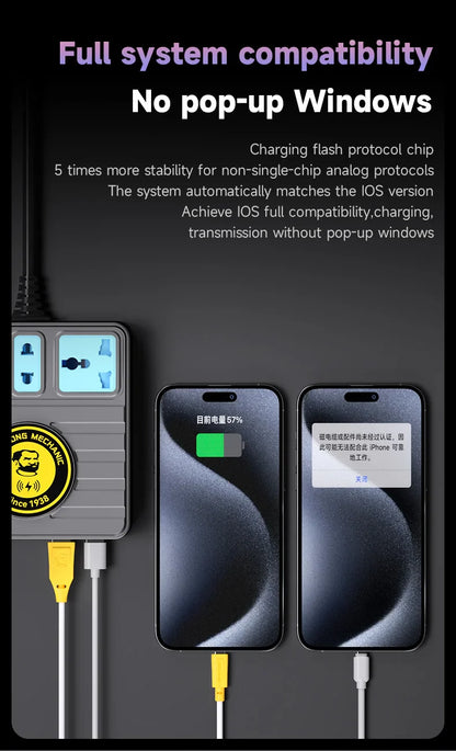 MECHANIC iData Lightning USB Cable – Data Recovery & Charging for iPhone, iPad, iPod