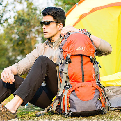 50L Hiking & Camping Backpack — Waterproof Multi-Function Trekking Bag for Women & Men