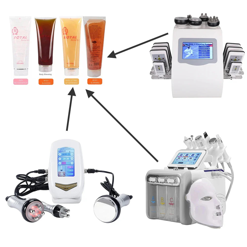 300g Ultrasonic RF Gel for 40K Cavitation Body Slimming – Radio Frequency Conductive Gel for Fat Burning Beauty Devices