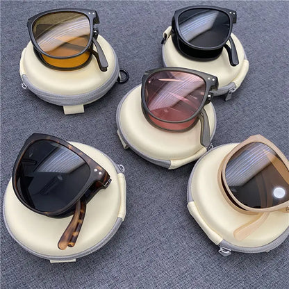 Folding UV Protection Sunglasses – Portable Ultra-Light Unisex Sun Protection Eyewear for Men & Women