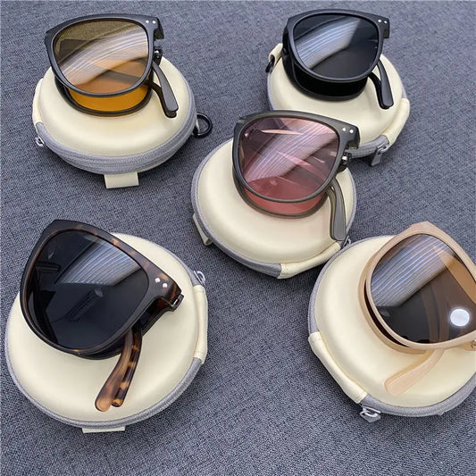 Folding UV Protection Sunglasses – Portable Ultra-Light Unisex Sun Protection Eyewear for Men & Women