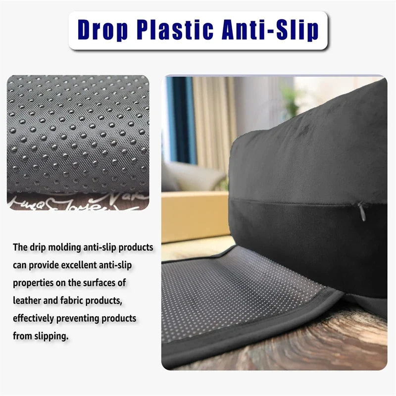 Velvet Adjustable Headrest Pillow – Non-Slip Neck Support Cushion for Car Seat & Recliner Comfort Rest