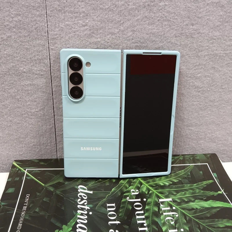 Skin Feel Phantom Shield Case for Samsung Galaxy Z Fold 3-7 – 2-Piece Protective Shockproof Back Cover Set