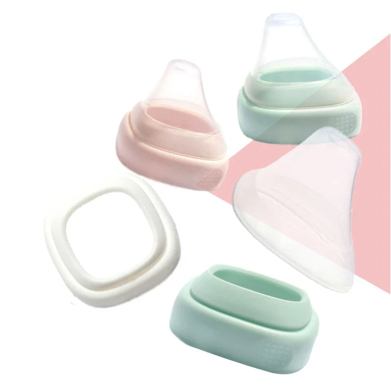 BPA-Free Classic Newborn Bottle Grip Handle – Compatible Silicone Handles for Hegen Bottle, Baby Feeding Accessories
