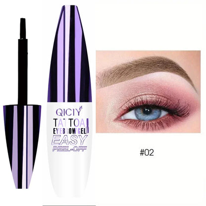 Long-Lasting 3-Day Tattoo Eyebrow Gel Cream – Easy Peel-Off, Smudge-Proof, Sweat-Resistant Waterproof Cosmetic
