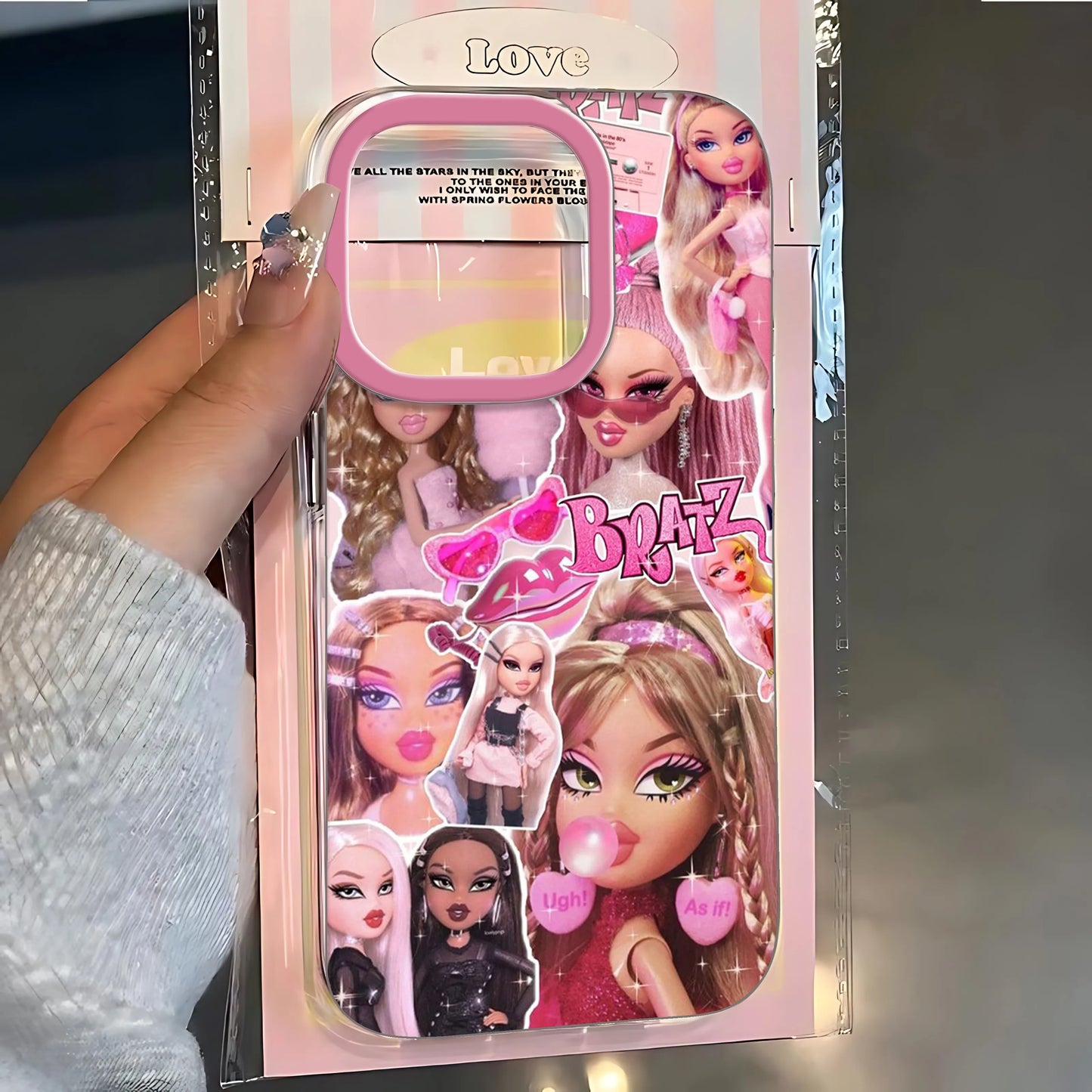 Fashion Bratz Doll Clear Phone Case – Protective Cover for iPhone 7 to 16 Series, Pro Max & SE2020