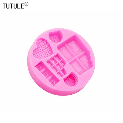 Cartoon Ice Cream & Candy Silicone Mold: DIY Handmade Chocolate Craft for Dessert Decoration - Baking Gadgets