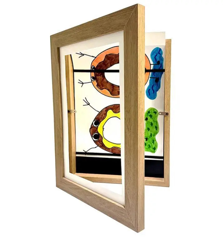 Kids Art Frames – Magnetic Front Open Display for Posters, Photos, Drawings, and Paintings, Home Decor Frametory