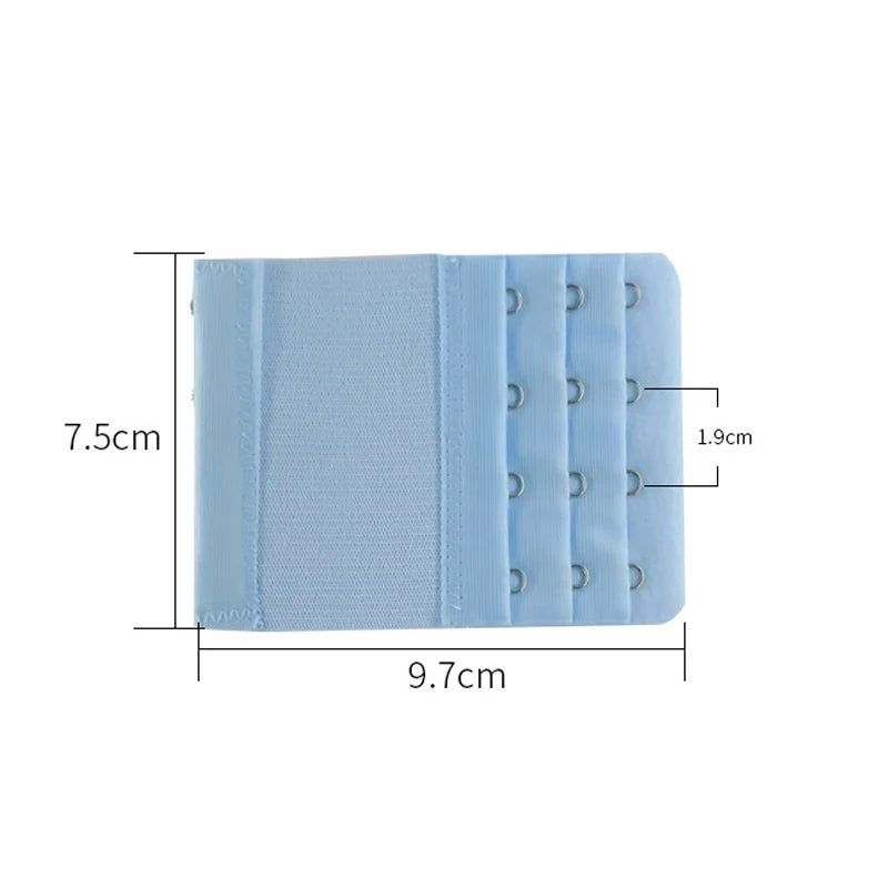 4-Row 4-Hook Bra Extender Set – Adjustable Strap Buckle for Bra Extension, Sewing Tool & Intimates Accessories