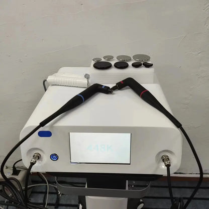 448kHz Tecar CET RET JDM Therapy Machine — Pain Relief, Body Shaping & Fat Reduction Diathermy Device