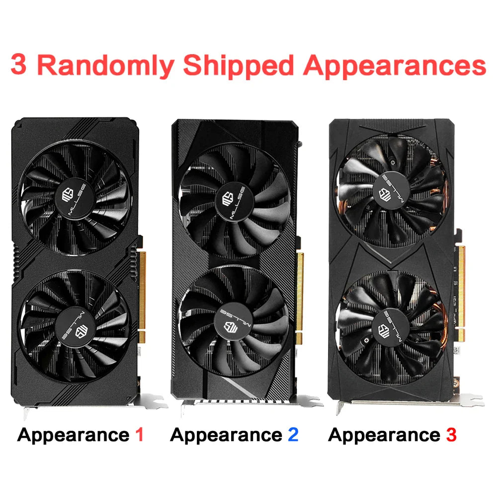 MLLSE AMD RX 5700 XT 8GB Graphics Card – GDDR6, 256Bit, PCI-E 4.0×16, 6+8Pin Radeon GPU for Gaming Video Card
