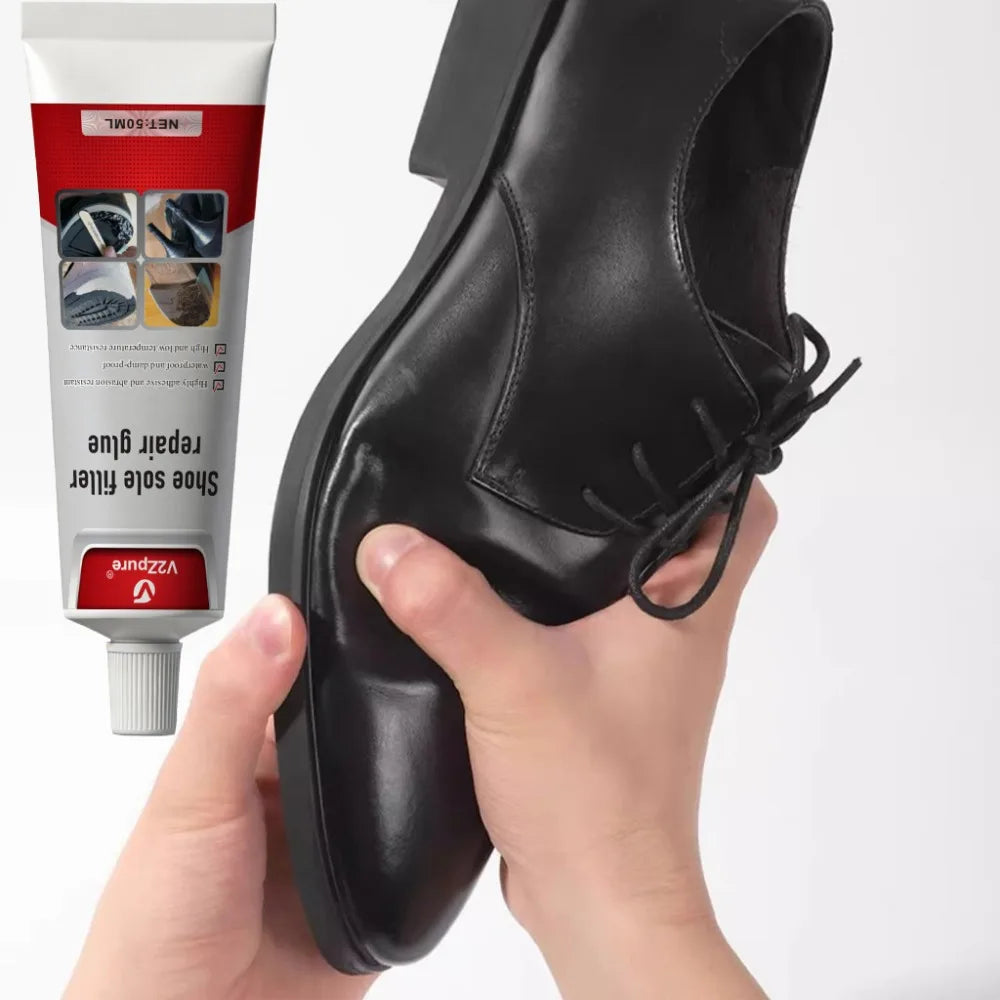 Waterproof Shoe Sole Repair Glue - Transparent Strong Adhesive Sealant for Rubber Crack Repair