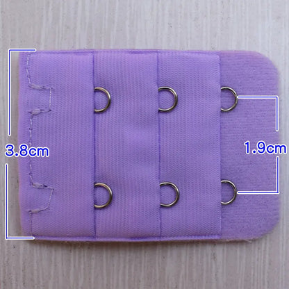 3.8cm 2-Hook Bra Extender Clip – Adjustable Back Belt Buckle for Women’s Underwear & Soft Bra Extension