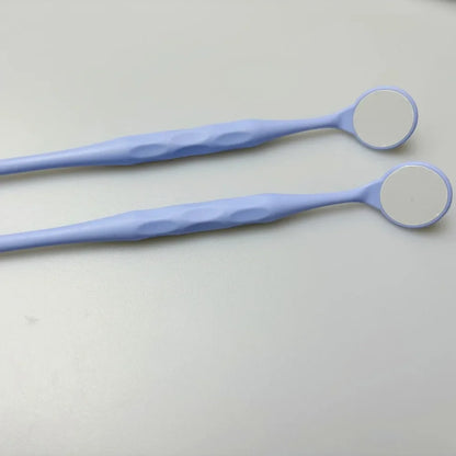 10pcs/Box Dental Double-Sided Mouth Mirrors | Autoclavable Surface Exam Reflectors with Handle | Oral Mirror for Tooth Whitening