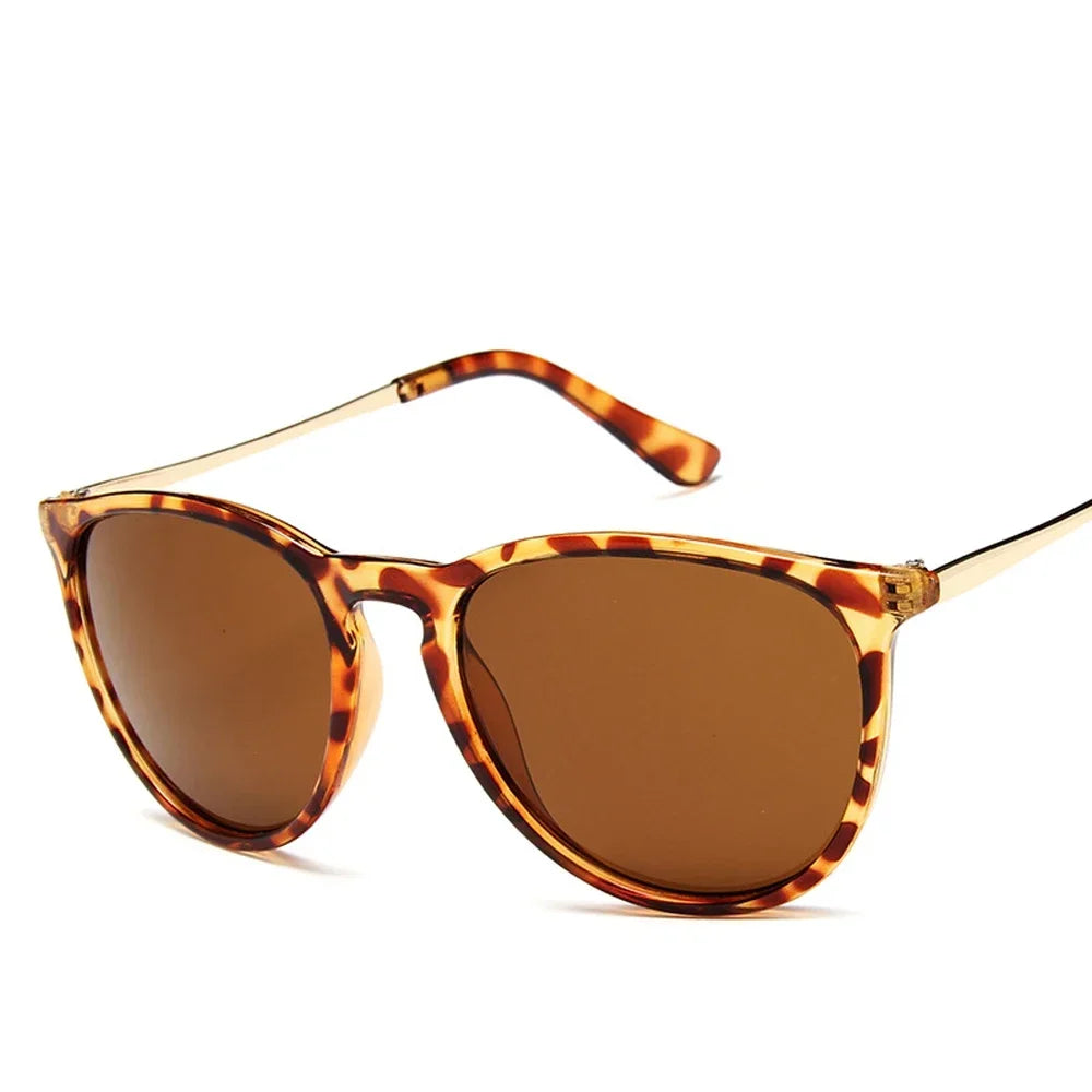 MUSELIFE 2025 Oval Small Sunglasses — Clear UV400 Classic Transparent Shades for Women