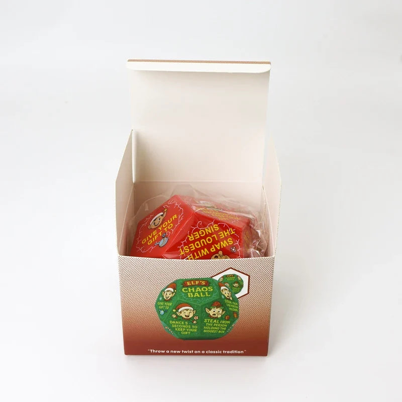 Christmas Dice Game – Party Toy Props for Family & Friends, Truth or Dare Gift Exchange