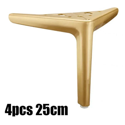 4Pcs Metal Furniture Legs – Heavy-Duty Feet for TV Stand, Sofa, Cabinet & Table, 800KG Load Capacity