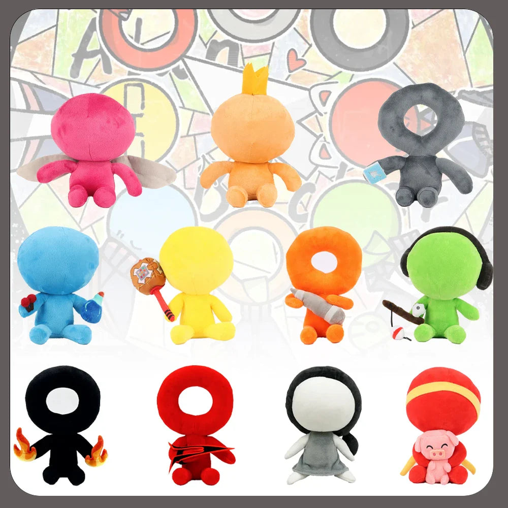 Alan Becker Plush Toy - Cute Cartoon Game Stuffed Doll Kawaii Birthday Gift for Kids
