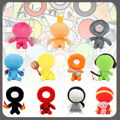 Alan Becker Plush Toy - Cute Cartoon Game Stuffed Doll Kawaii Birthday Gift for Kids