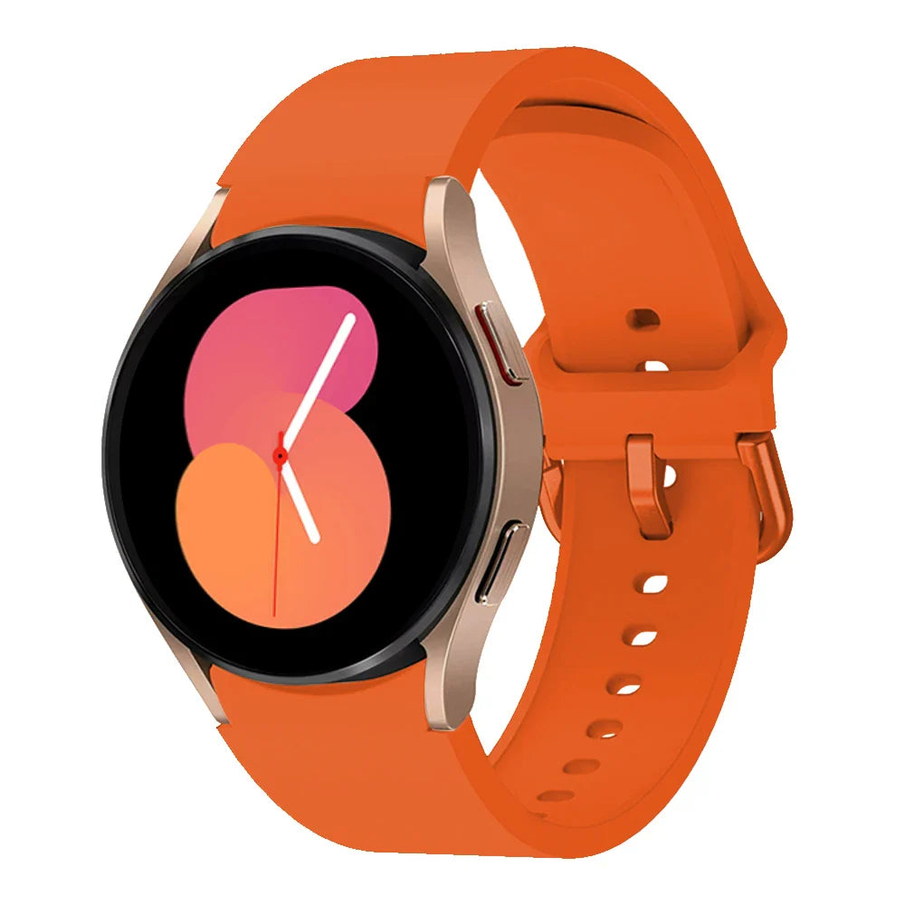 Silicone Replacement Strap for Samsung Galaxy Watch – Sport Bands for Watch 4, 5, 6, 7 (40-47mm)