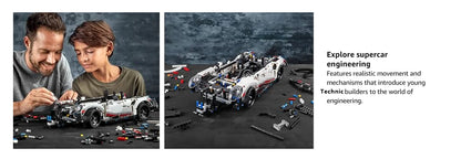 F1 W14 E Technical Performance Building Blocks – 1642PCS Super Race Car Model, Compatible with 42171, 1:8 Scale Toy for Boys Gift
