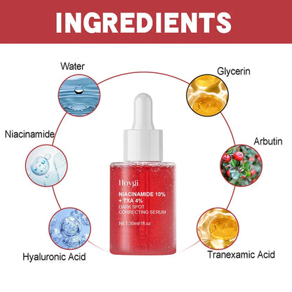 Niacinamide Serum – Dark Spot Correcting, Moisturizing & Brightening, Fades Fine Lines, Deep Cleansing Korean Skincare