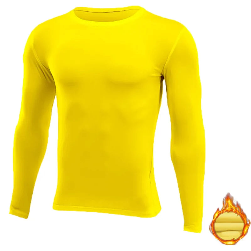 Unisex Compression Long Sleeve Base T-Shirt – Sports Fitness Top for Men, Women & Kids (Running, Gym, Basketball, Football)