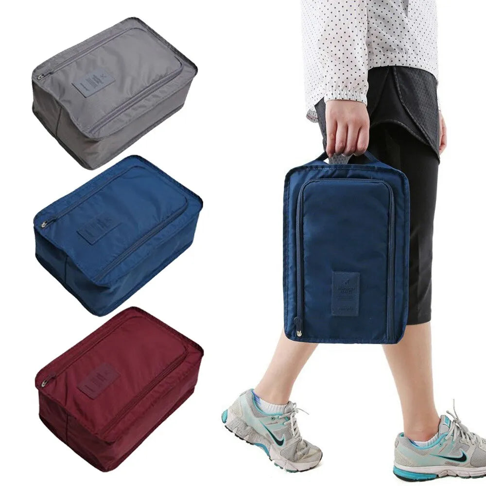 Portable Shoe Bags Travel Organizer - Multifunction Waterproof Folding Storage Holds High Capacity Shoe Pouch