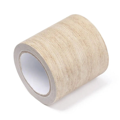 Wood Grain Skirting Repair Tape - 5M Self-Adhesive Furniture Renovation Wall & Floor Trim Sticker