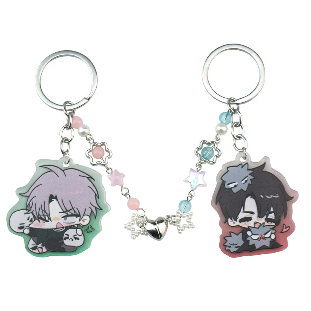Alien Stage Acrylic Matching Keychains - Luka Mizi Hyuna Ivan Keyrings for Backpacks, Phones & Christmas Gifts