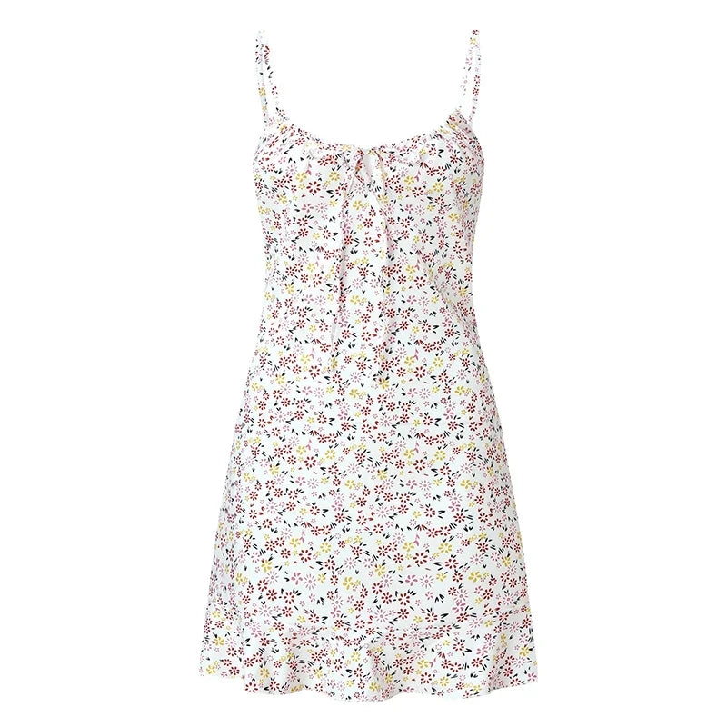 Women’s Sexy Casual Home Floral Camisole Dress - Comfortable Summer Skirt