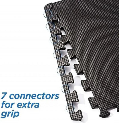 8/12/20PCS EVA Gym Floor Mats 30x30cm — Non-Slip Foam Mats for Yoga, Fitness & Sports Protection