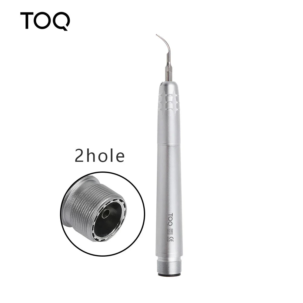 Dental Ultrasonic Air Scaler Handpiece – 2/4 Holes with 3 Tips for Teeth Whitening, Polishing & Cleaning
